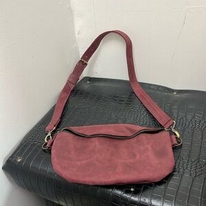 Burgundy, unbranded, bag, leather